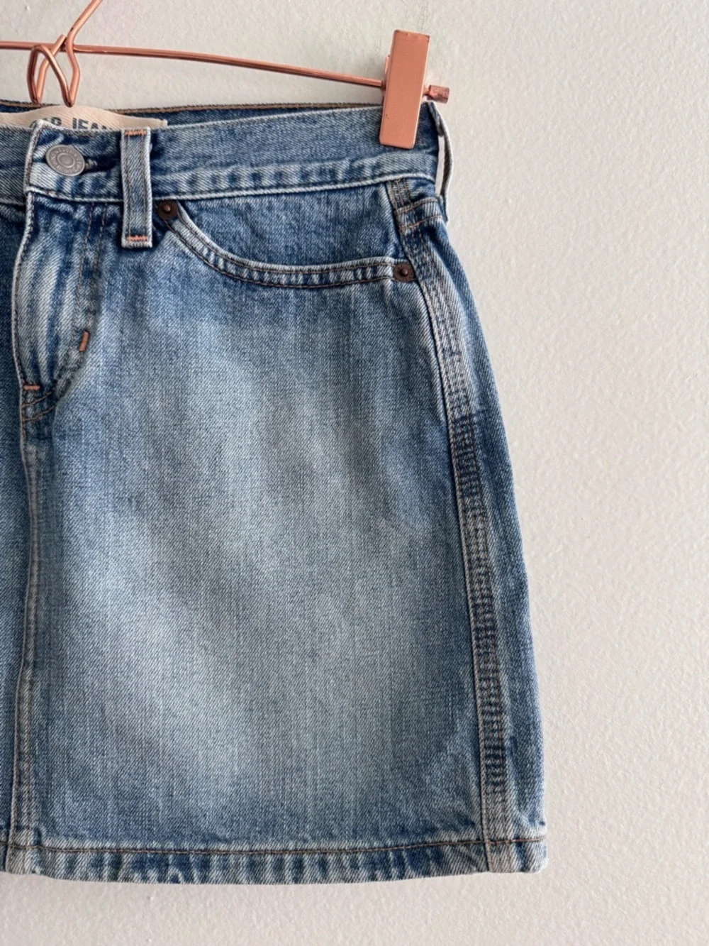 90’s Vintage Gap Denim Mini Skirt Medium Wash Size 0 Regular